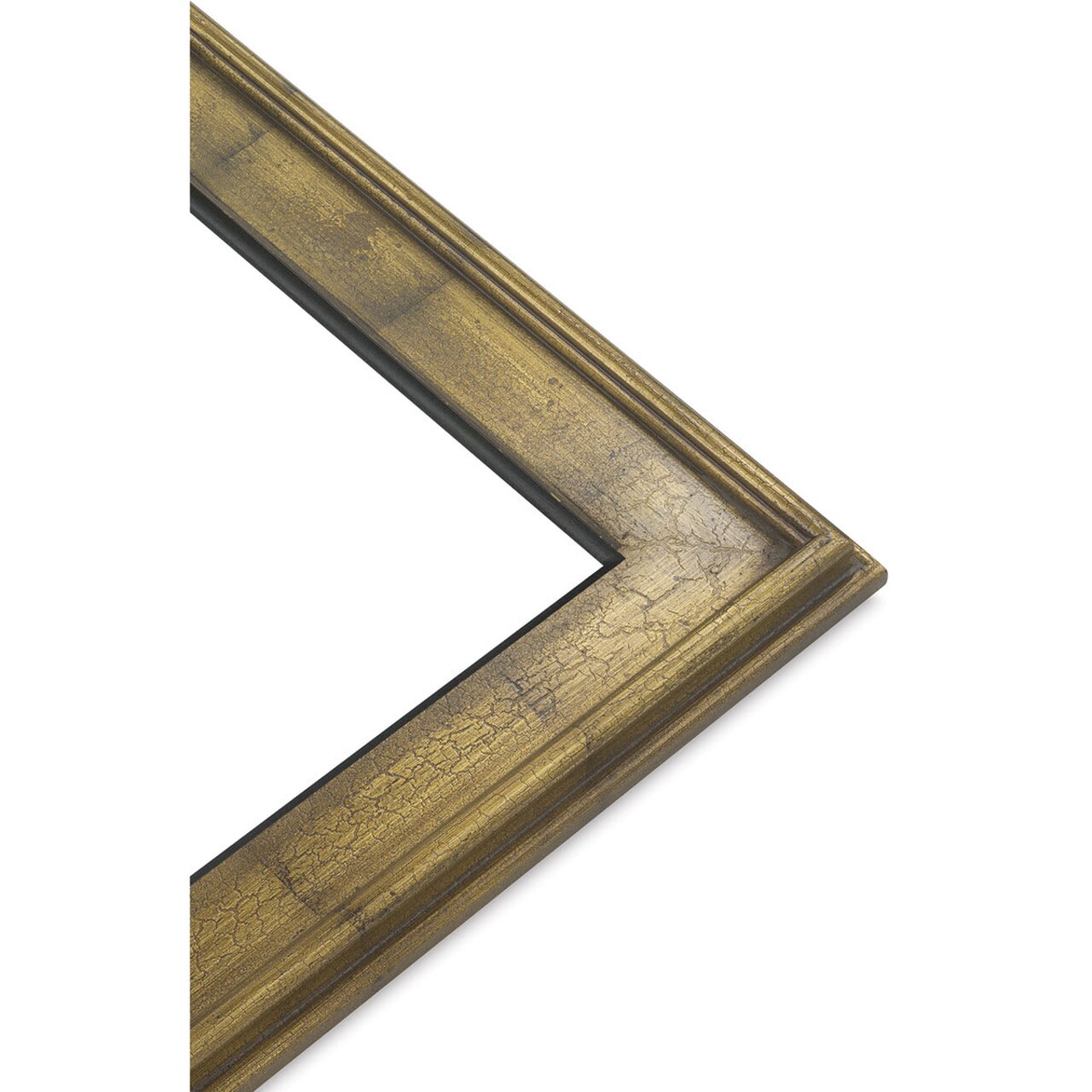 Blick Simplon Frame with Liner - 12" x 16" x 5/16", Gold Crackle/Black